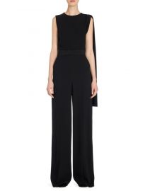 Alexander McQueen - Crepe Wool Jumpsuit at Saks Fifth Avenue